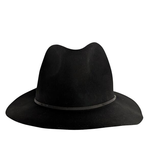 Brixton Black Wool Fedora Hat Wesley - Picture 10 of 10